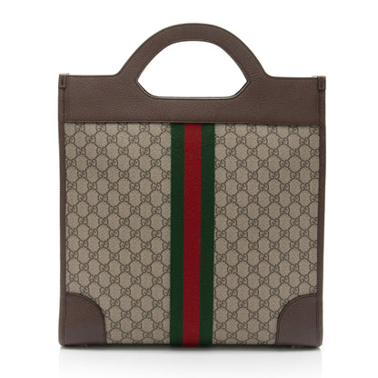Gucci GG Supreme Ophidia Open Handle Tote