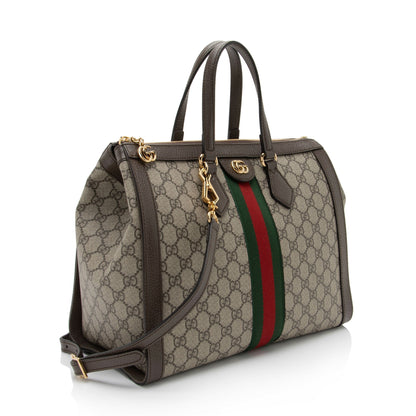 Gucci GG Supreme Ophidia Medium Tote (SHF-OYI31D)