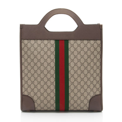 Gucci GG Supreme Ophidia Open Handle Tote