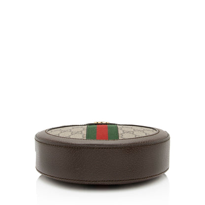 Gucci GG Supreme Ophidia Round Mini Shoulder Bag (SHF-99m356)