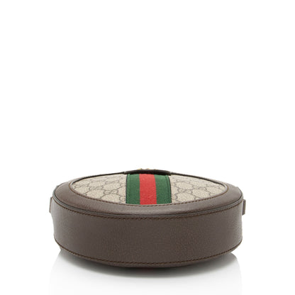 Gucci GG Supreme Ophidia Round Mini Shoulder Bag