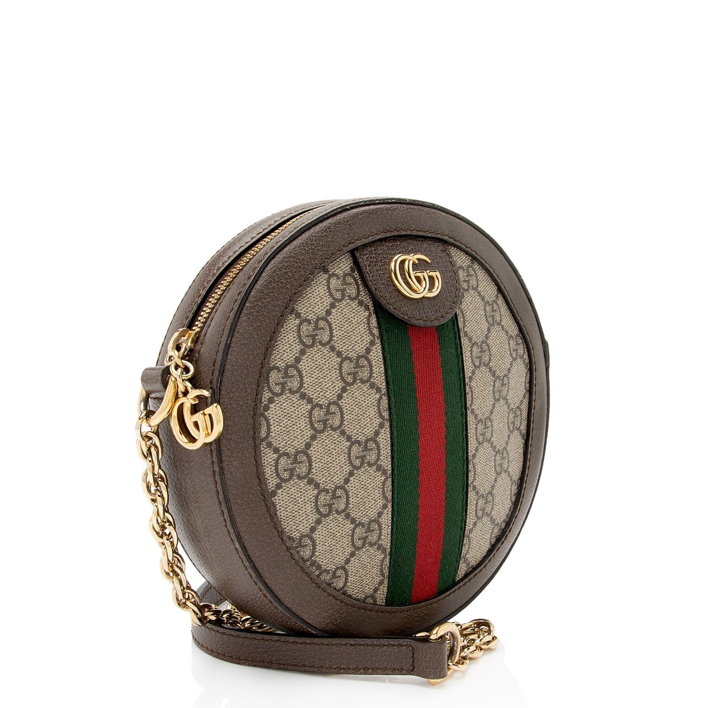 Gucci GG Supreme Ophidia Round Mini Shoulder Bag
