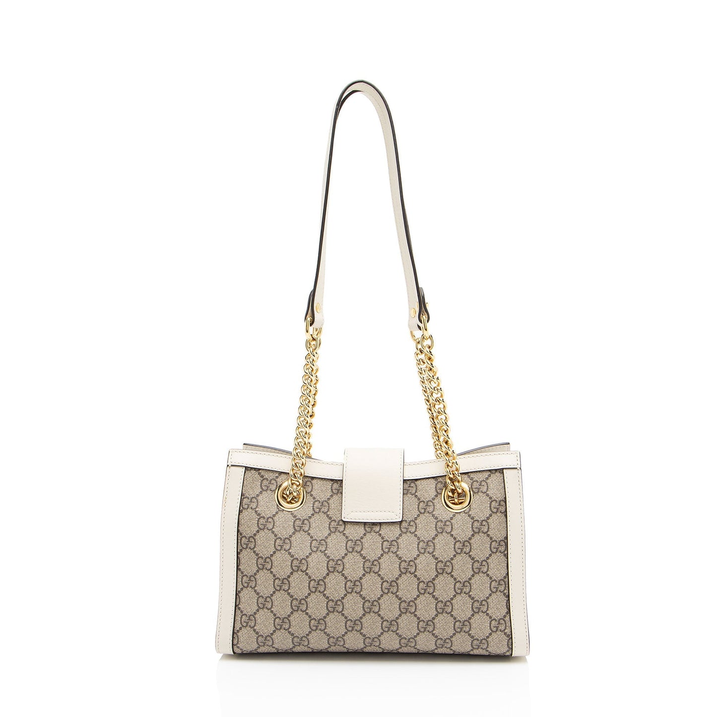Gucci GG Supreme Padlock Chain Small Shoulder Bag