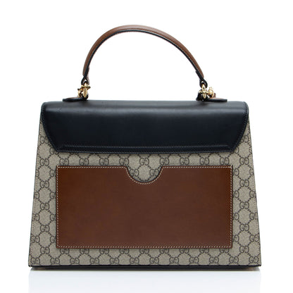 Gucci GG Supreme Padlock Medium Top Handle