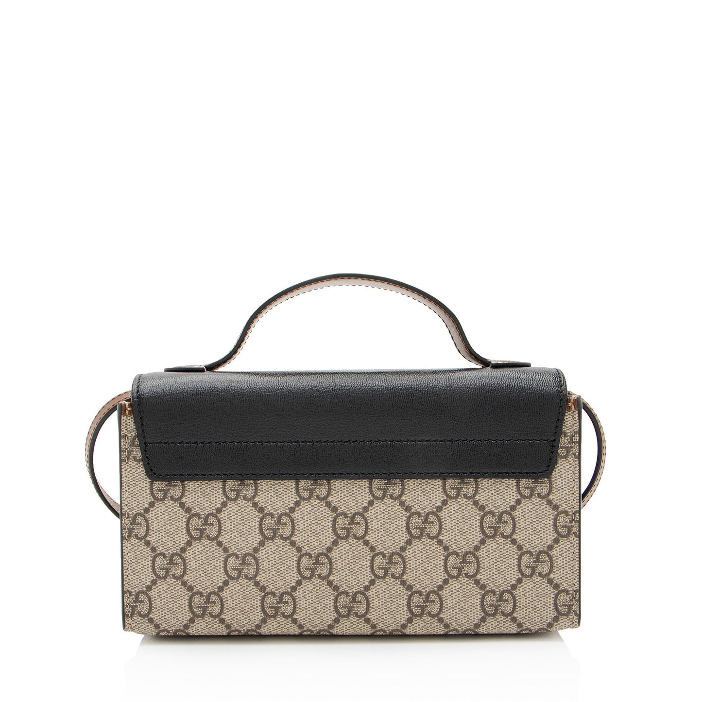 Gucci GG Supreme Padlock Mini Top Handle (SHF-FAO7fq)