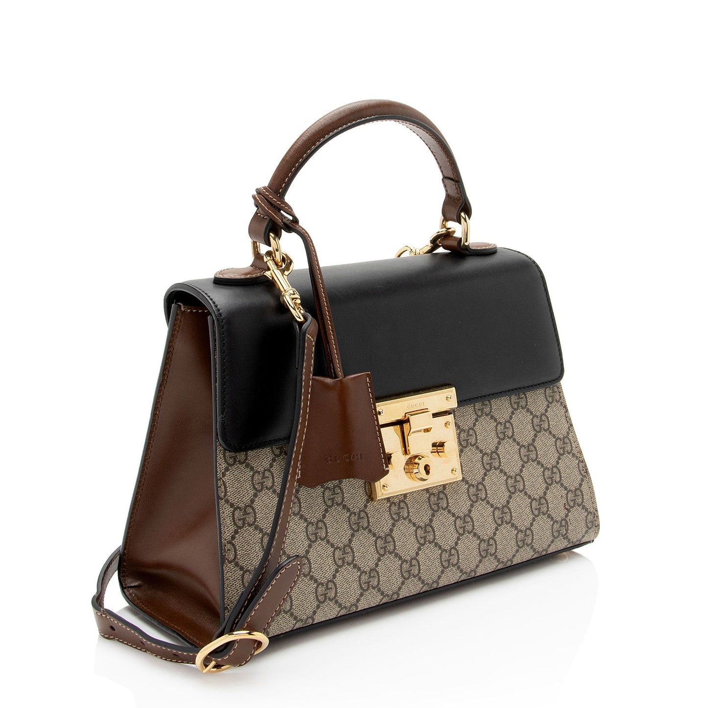 Gucci GG Supreme Padlock Small Top Handle