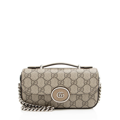 Gucci GG Supreme Petite GG Mini Shoulder Bag