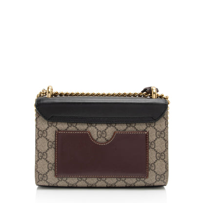 Gucci GG Supreme Small Padlock Shoulder Bag (SHF-wWXgdi)