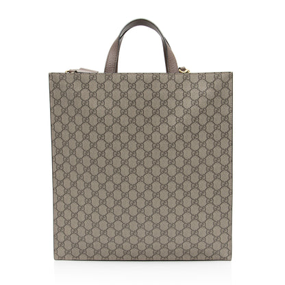 Gucci GG Supreme Soft Vertical Courrier Tote