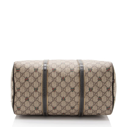 Gucci GG Supreme Tattoo Hearts Joy Boston Bag
