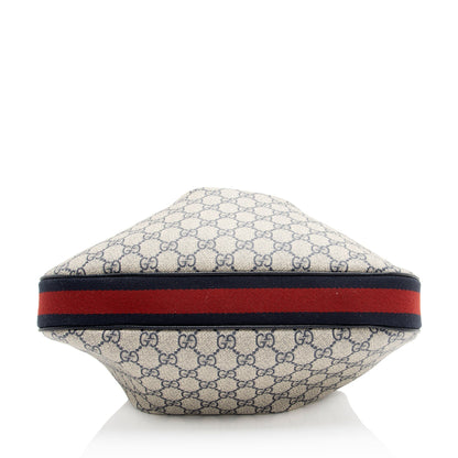 Gucci GG Supreme Web Attache Large Shoulder Bag