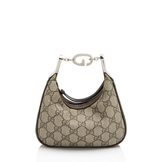 Gucci GG Supreme Web Attache Mini Bag