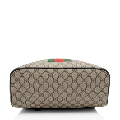 Gucci GG Supreme Web Backpack (SHF-tXMzwM)