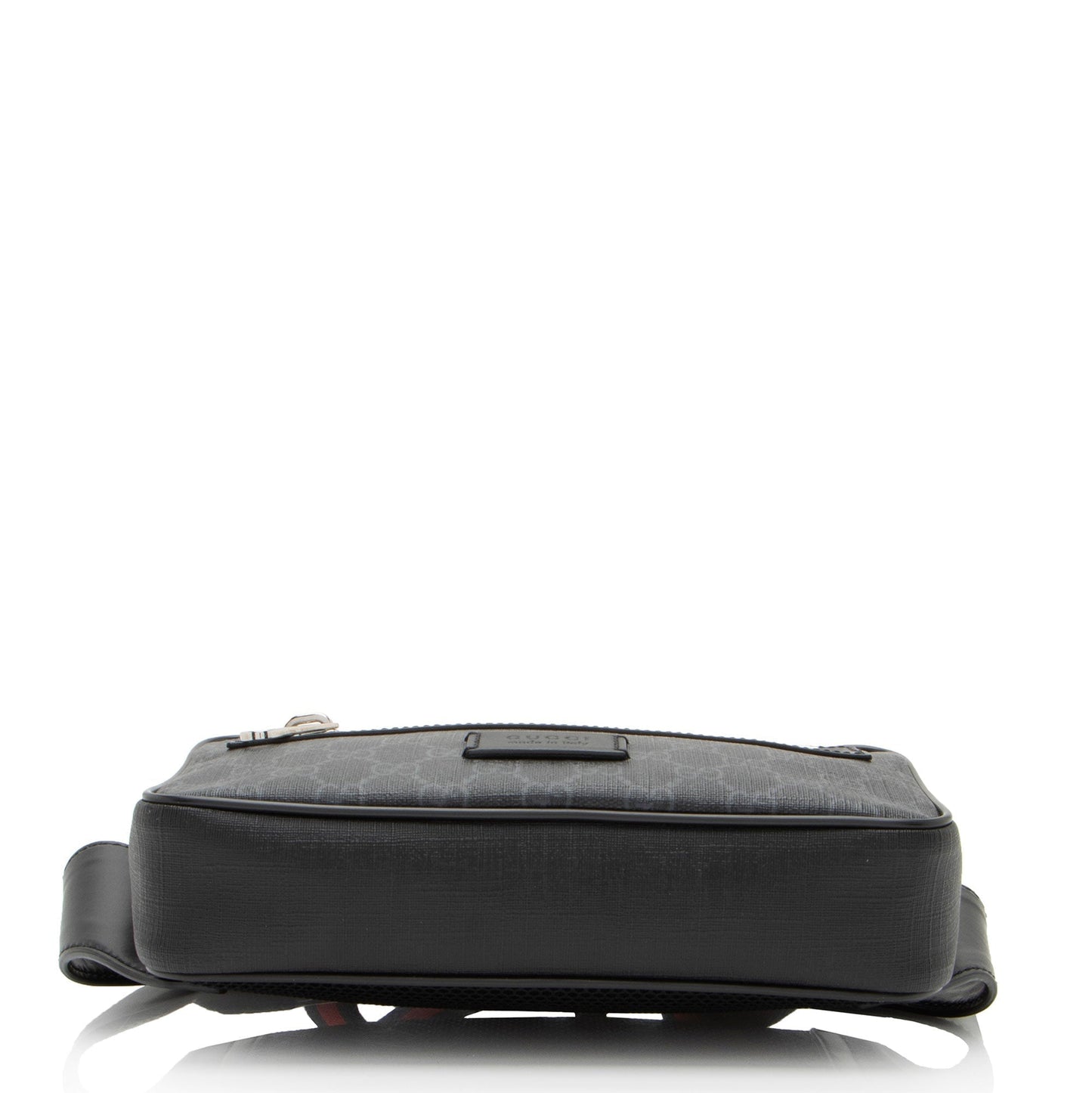 Gucci GG Supreme Web Zip Belt Bag (SHF-52MZPp)