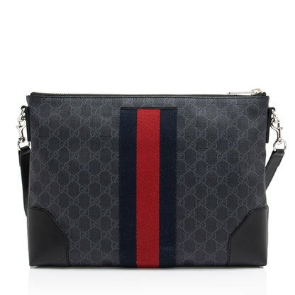 Gucci GG Supreme Web Flat Square Messenger
