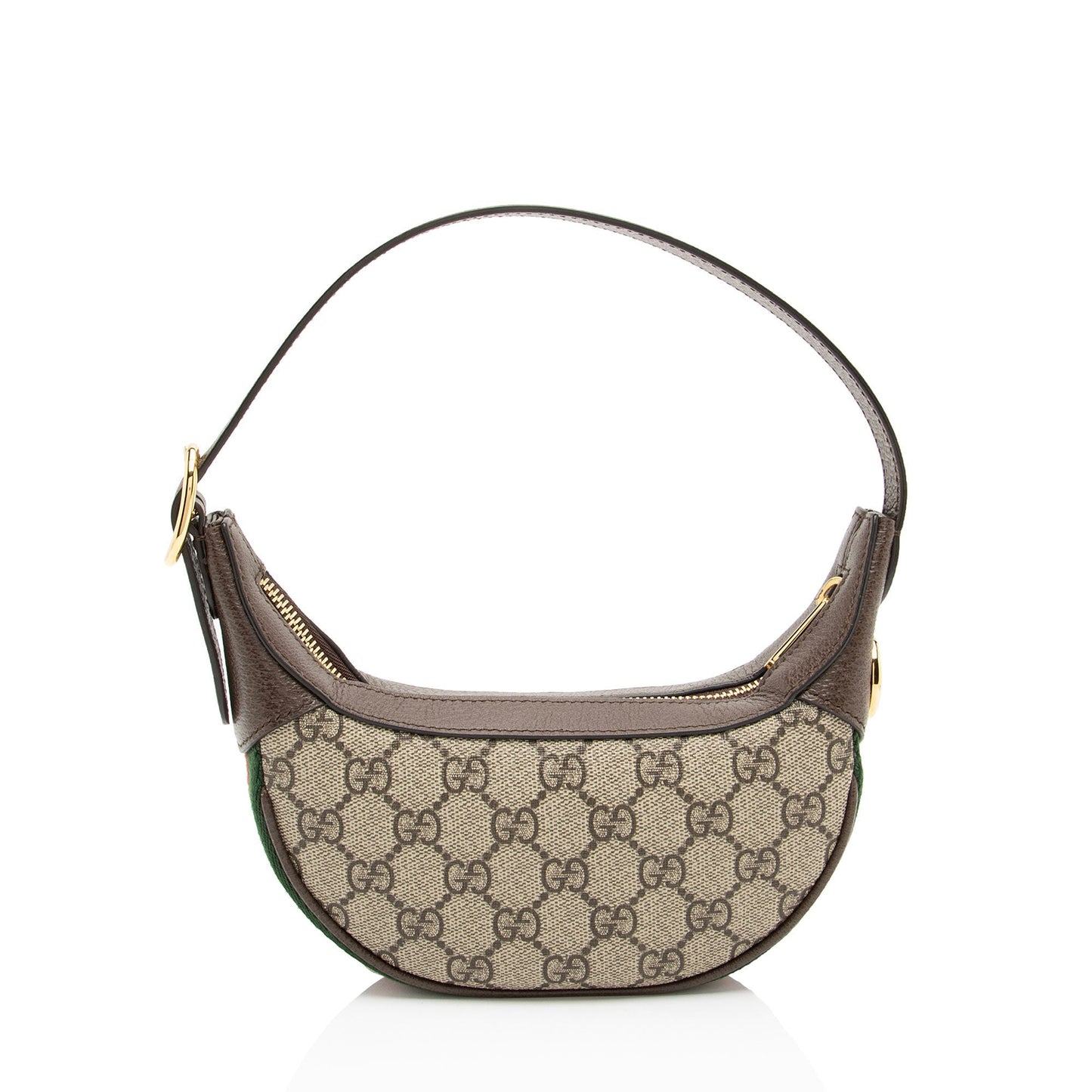 Gucci GG Supreme Web Ophidia Half Moon Mini Hobo