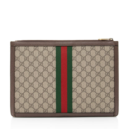 Gucci GG Supreme Web Ophidia Pouch (SHF-Vkx6V1)