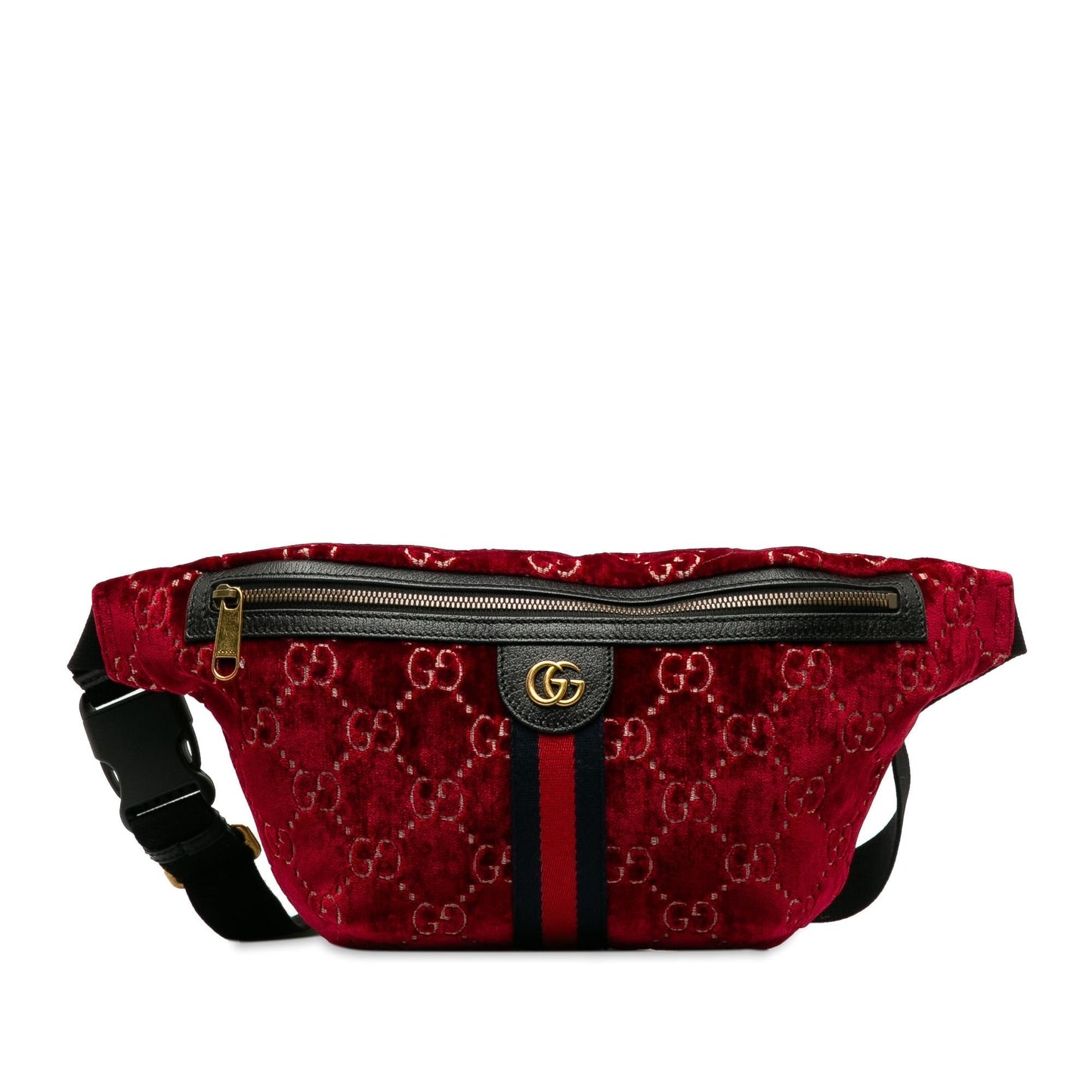 Gucci GG Velvet Ophidia Belt Bag (SHG-vPMoAs)