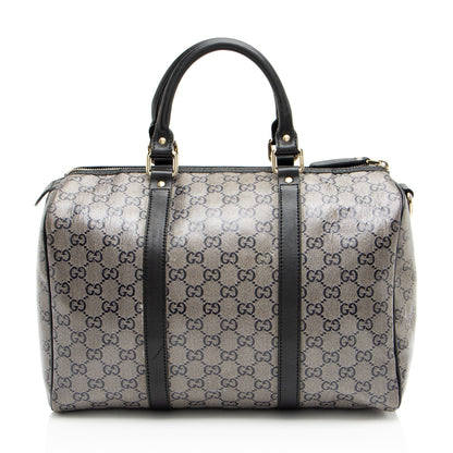 Gucci Glitter GG Supreme Joy Boston Bag