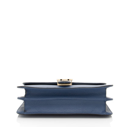 Gucci Grained Calfskin Interlocking G Medium Shoulder Bag