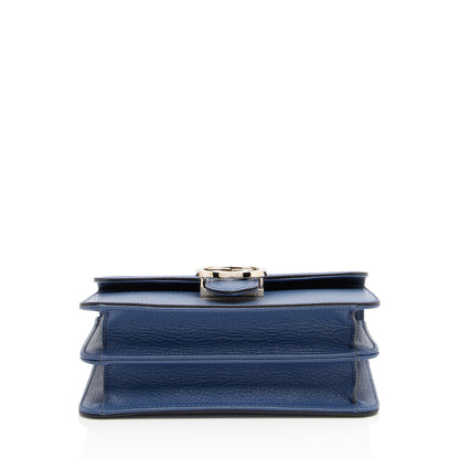 Gucci Grained Calfskin Interlocking G Small Shoulder Bag (SHF-ZsAt2c)