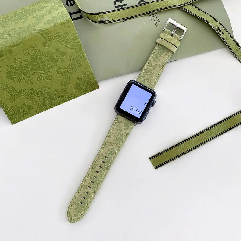 Fashion GG Apple Watch Band Wrist Strap