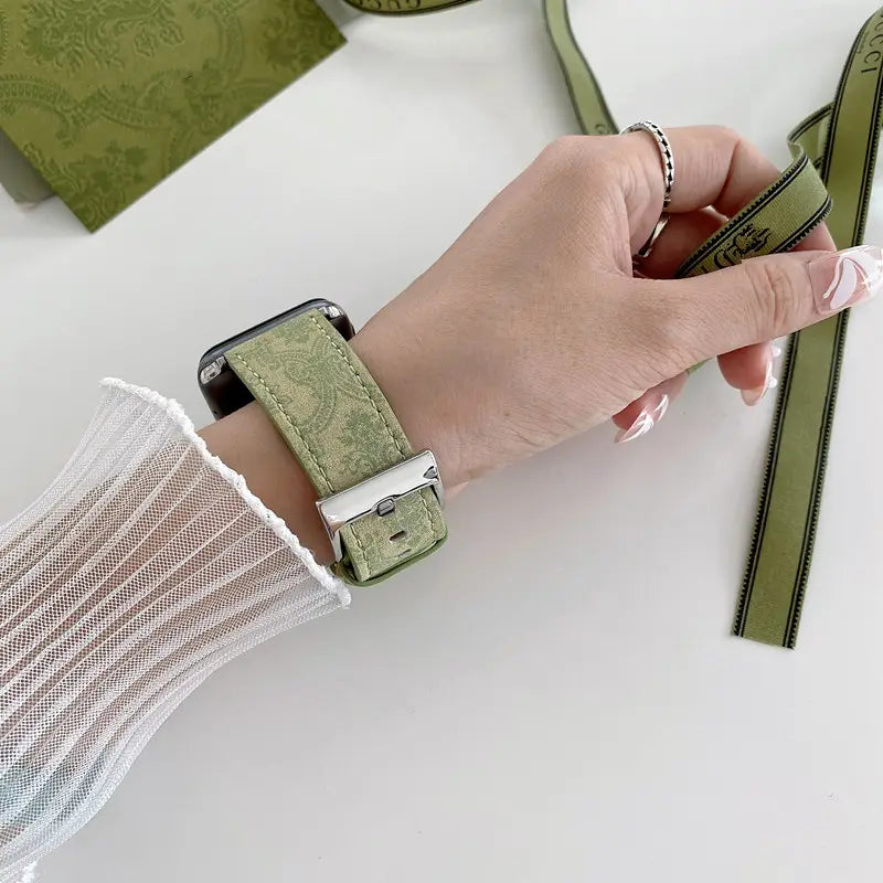 Fashion GG Apple Watch Band Wrist Strap