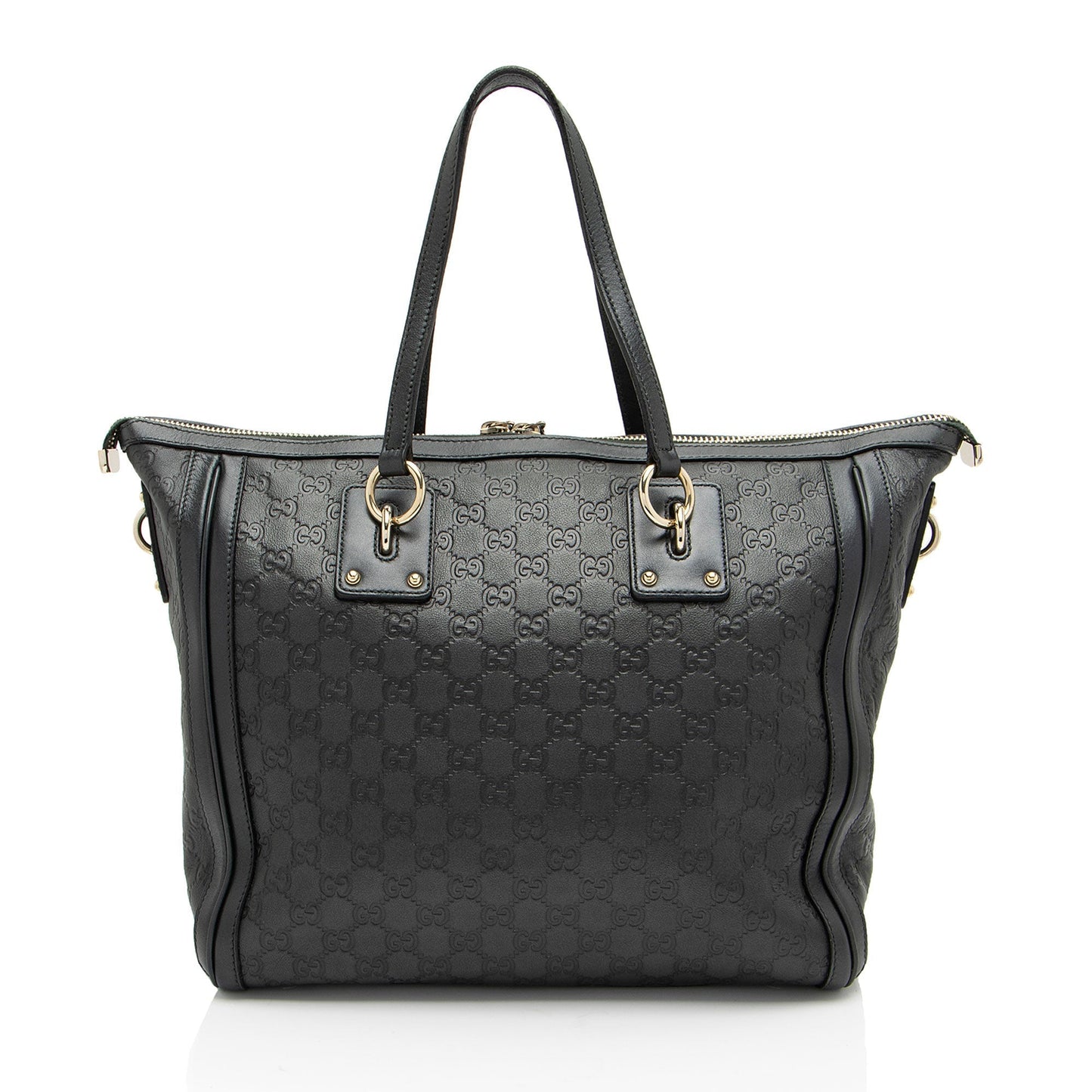 Gucci Guccissima Leather Charm Medium Tote (SHF-pSuRcq)