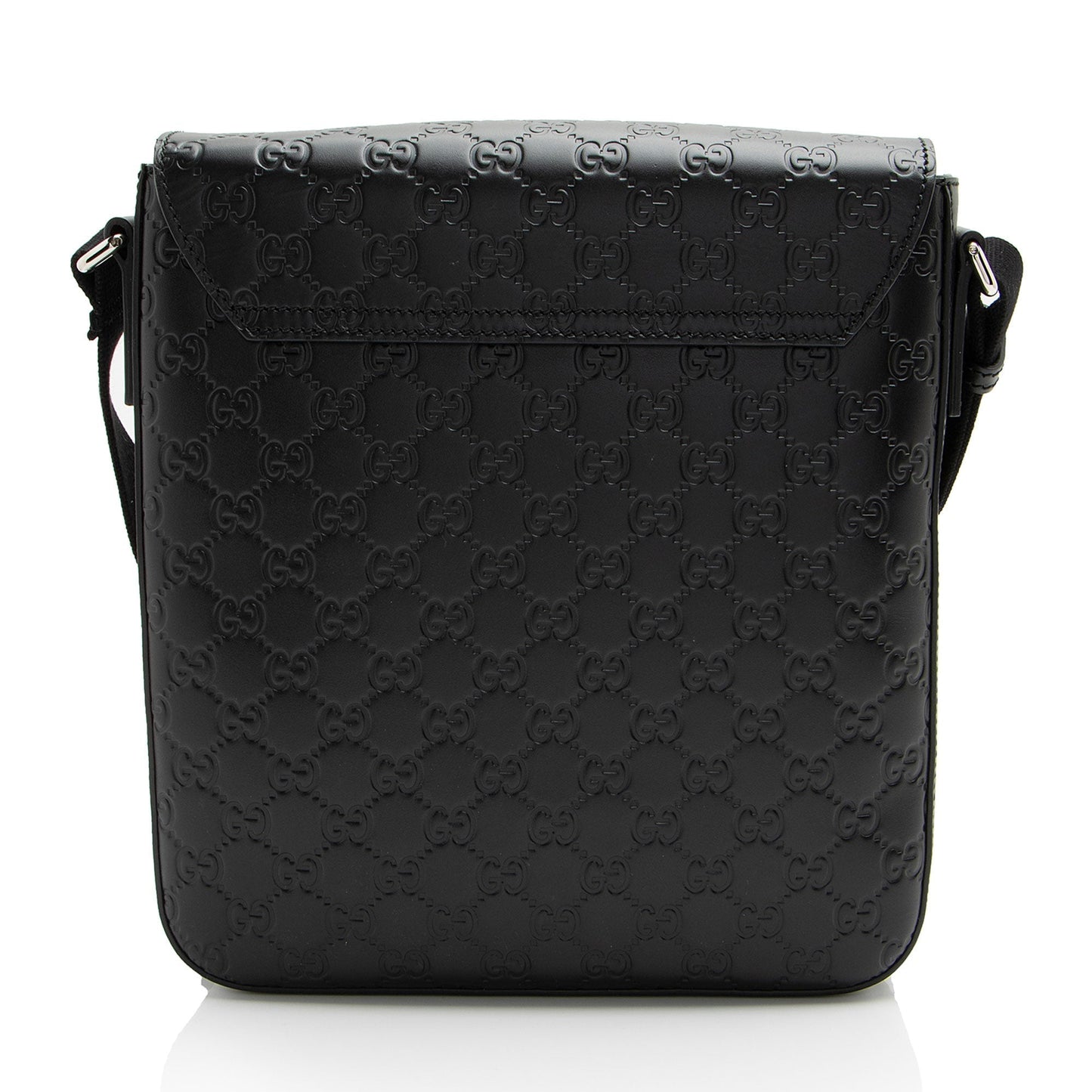 Gucci Guccissima Leather Buckle Messenger (SHF-hZFpSA)