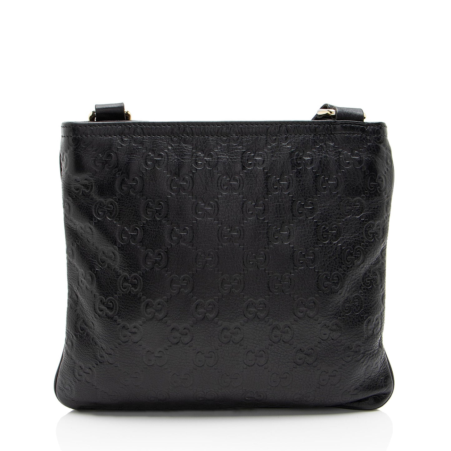 Gucci Guccissima Leather Flat Messenger (SHF-b6Jy3q)