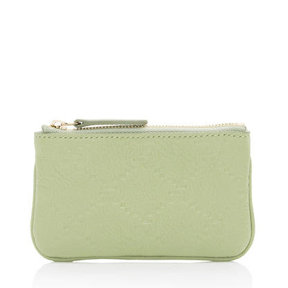 Gucci Guccissima Leather Key Pouch