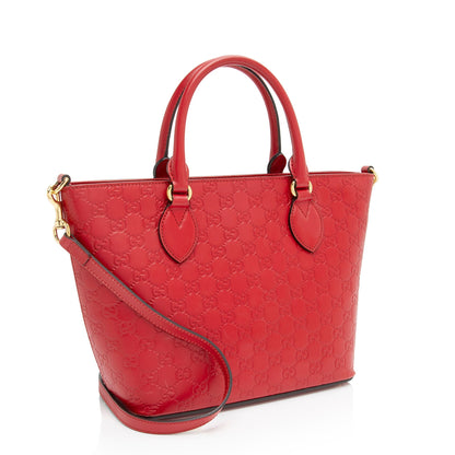 Gucci Guccissima Leather Signature Medium Tote