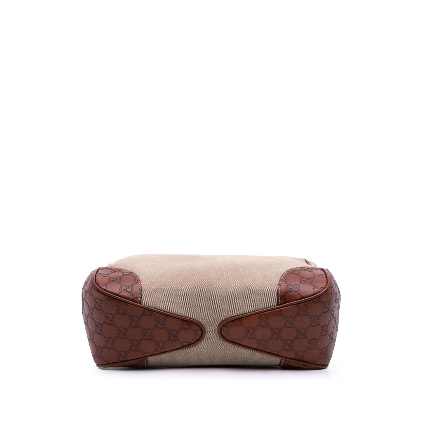 Gucci Guccissima Trimmed Canvas Colbert Shoulder Bag