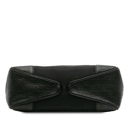 Gucci Guccissima Trimmed Canvas Colbert Shoulder Bag