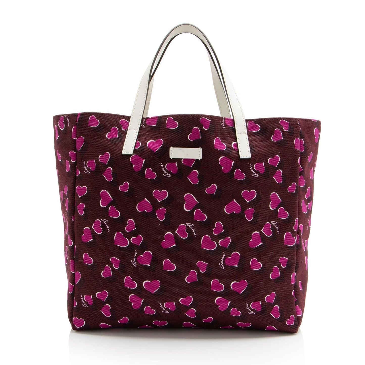 Gucci Heartbeat Canvas Shopper Tote (SHF-Bq2wXL)