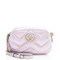 Gucci Matelasse Padded Iridescent Leather GG Marmont Small Camera Bag