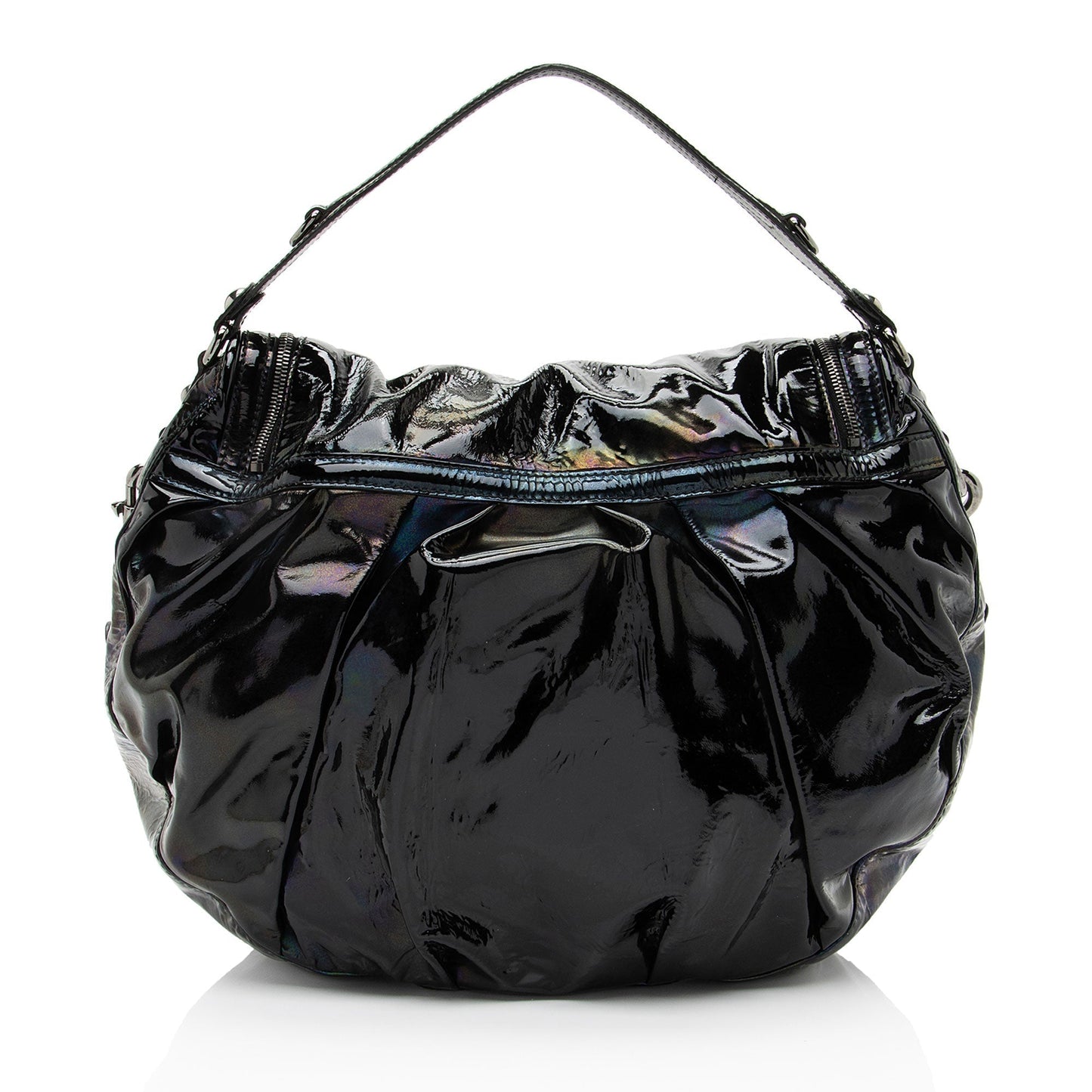 Gucci Iridescent Patent Leather Icon Bit Hobo