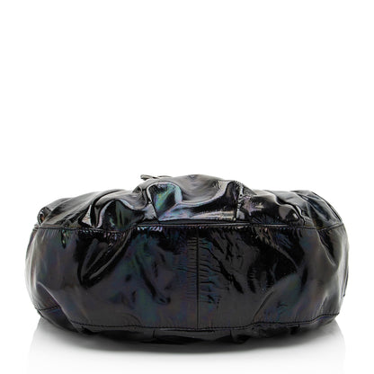 Gucci Iridescent Patent Leather Icon Bit Hobo