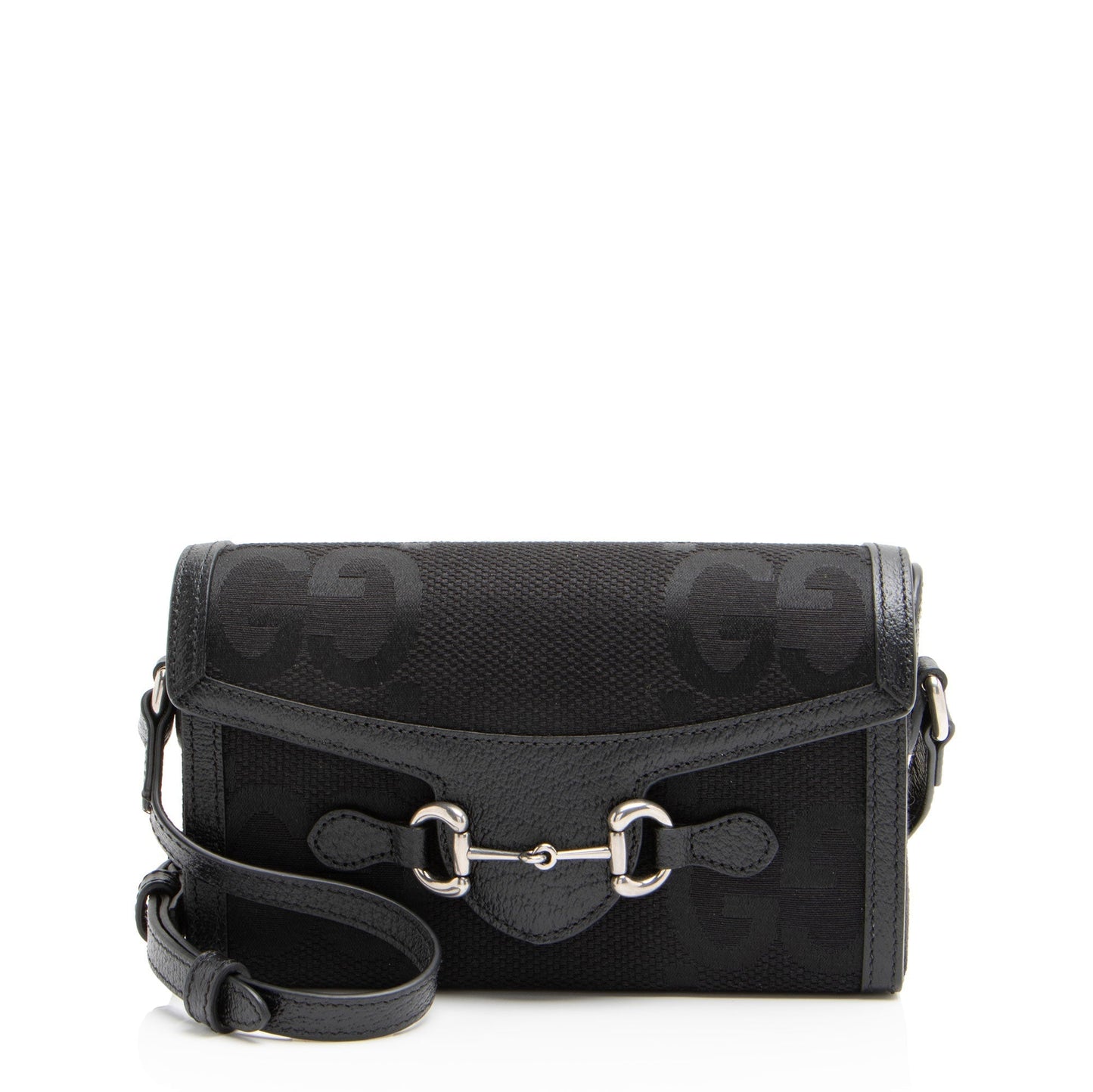 Gucci Jumbo GG Canvas Horsebit 1955 Mini Shoulder Bag
