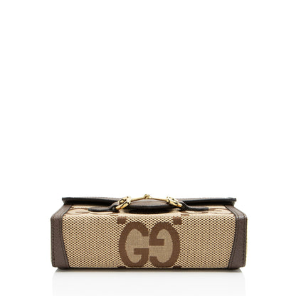 Gucci Jumbo GG Canvas Horsebit 1955 Mini Shoulder Bag