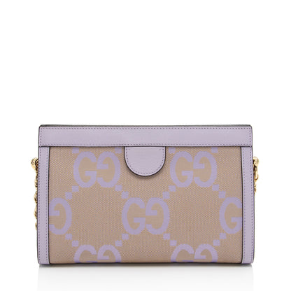 Gucci Jumbo GG Canvas Ophidia Small Shoulder Bag (SHF-omH5F8)