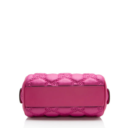 Gucci Jumbo GG Matelasse Nylon Mini Bowling Bag