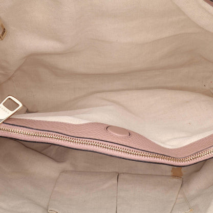 Gucci Large Calfskin Bamboo Shopper Satchel