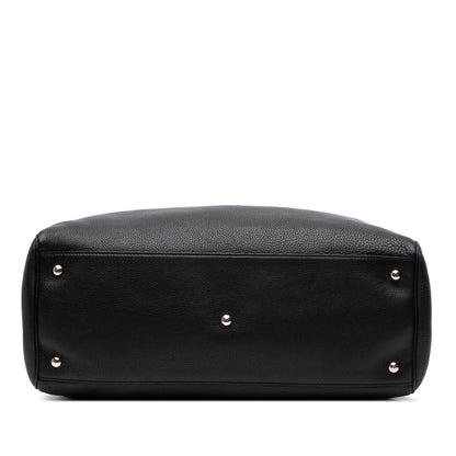 Gucci Large Calfskin Bamboo Shopper Satchel