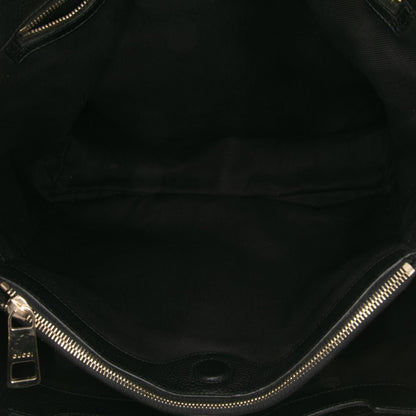 Gucci Large Calfskin Bamboo Shopper Satchel
