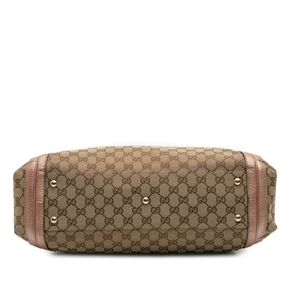 Gucci Large GG Canvas Bella Satchel