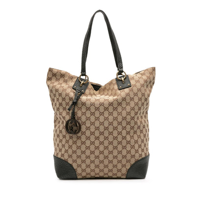 Gucci Large GG Canvas GG Charm Tote