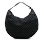 Gucci Large GG Canvas Half Moon Hobo