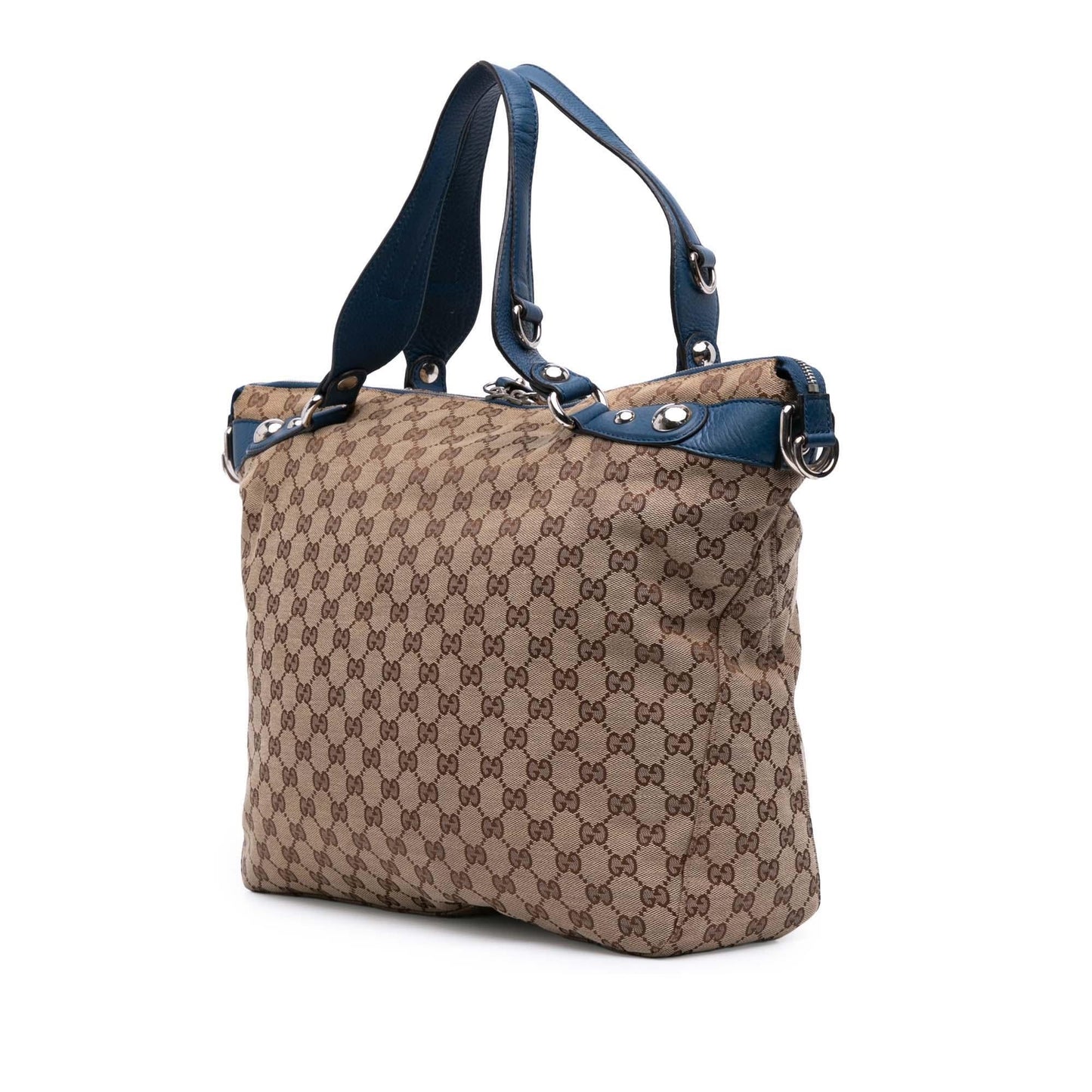 Gucci Large GG Canvas Icon Bit Satchel