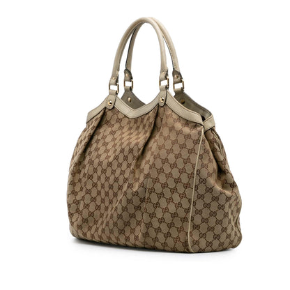 Gucci Large GG Canvas Sukey Tote
